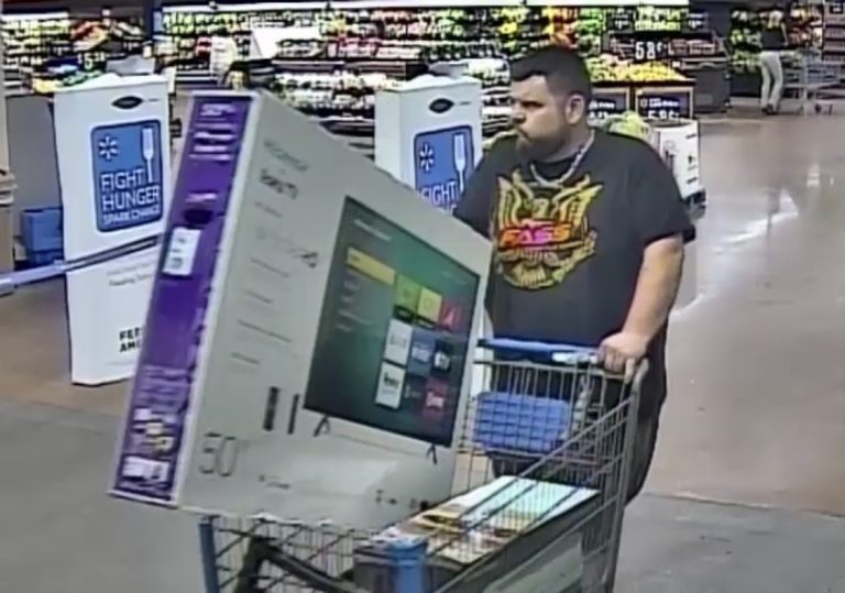Man Steals Over $700 Worth Of Merchandise Including TV and Cricut Maker From Walmart