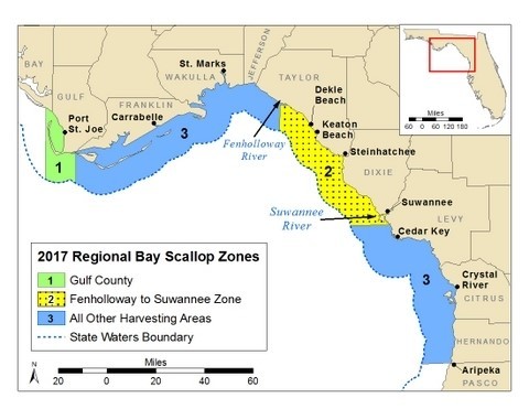 2017 Regional Bay Scallop Zones