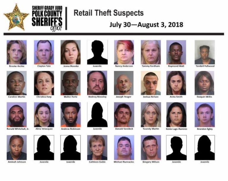 PCSO Organized Retail Crime Unit Arrests 32 Suspects For Theft and Other Charges During Investigation