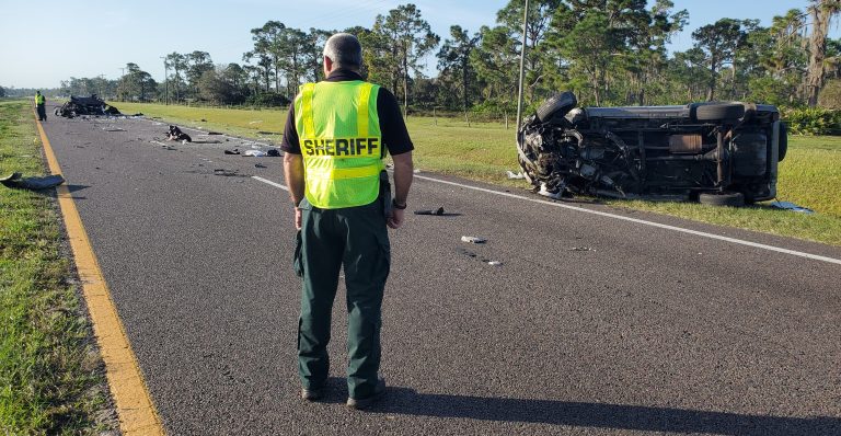 Two Vehicle Crash With A Fatality Shutting Down Southbound Hwy 27 In Lake Wales