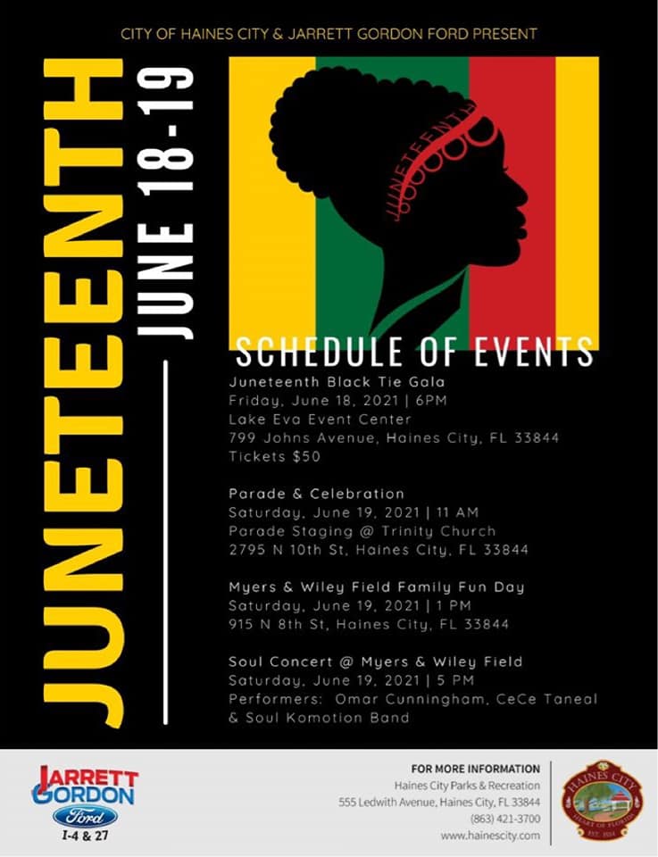 Haines City Celebrating Third Annual Juneteenth This Weekend