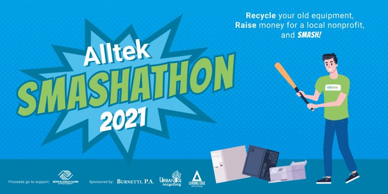 Smash Up Old Computers and Other Electronics at Alltek Smashathon!