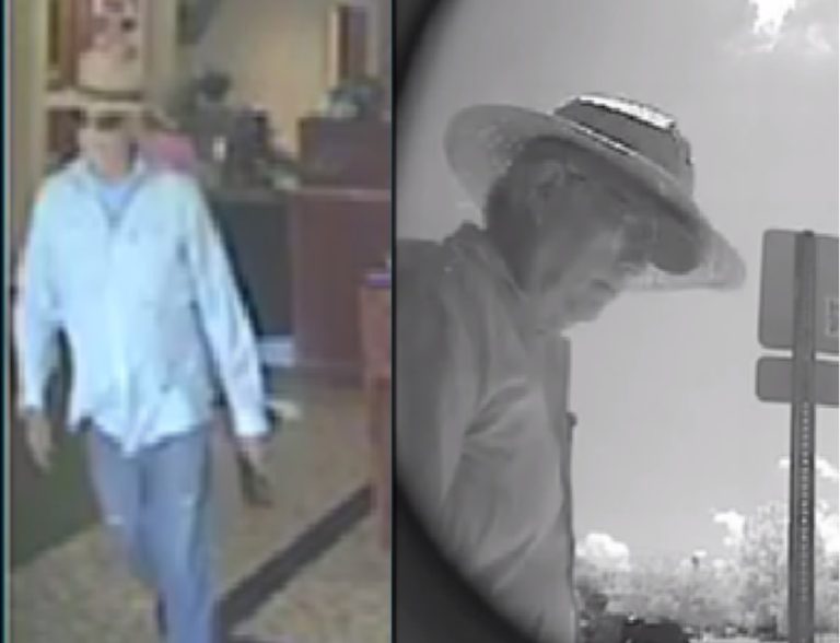 Center State Bank Robbed Today Suspect Sought
