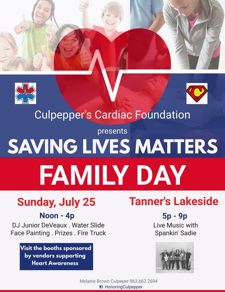 Enjoy Saving Lives Matter Family Day On July 25