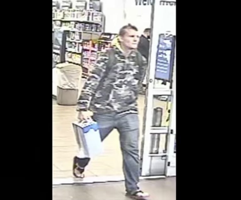 Man Pretends to Use Debit Card Then Steals Items From Walmart