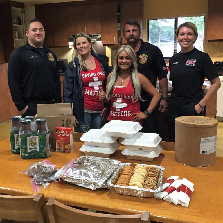 Culpepper Cardiac Foundation Delivers Food to Station 19 in Wahneta