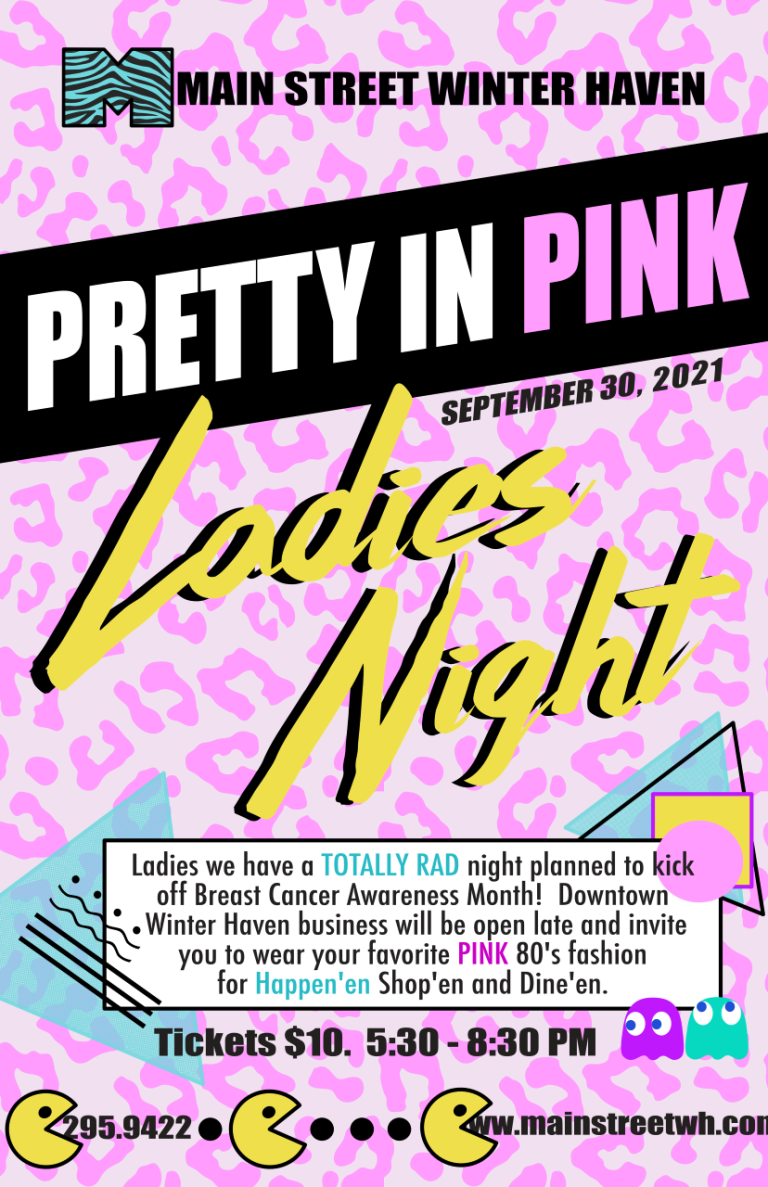 Look “Pretty in Pink” for Ladies Night in Downtown Winter Haven on Sept. 30