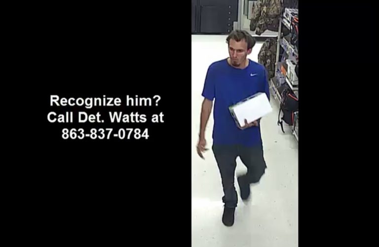 Man Grabs Speakers From Walmart, Stuffs Them Into Stolen Backpack and Darts Out The Door