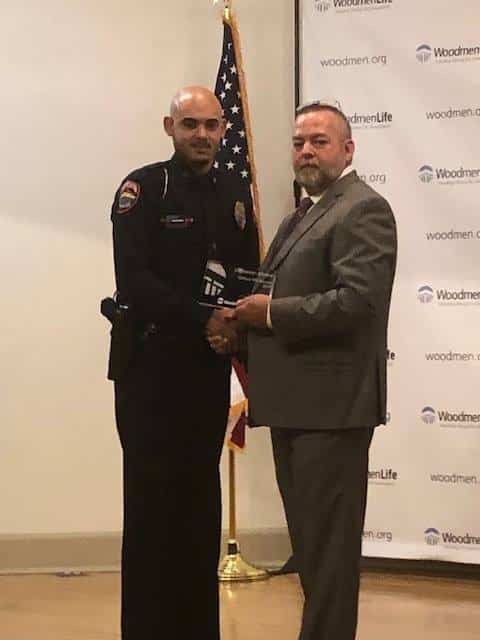 Officer Vic Ramos Receives The Law Enforcement Lifesaver Award
