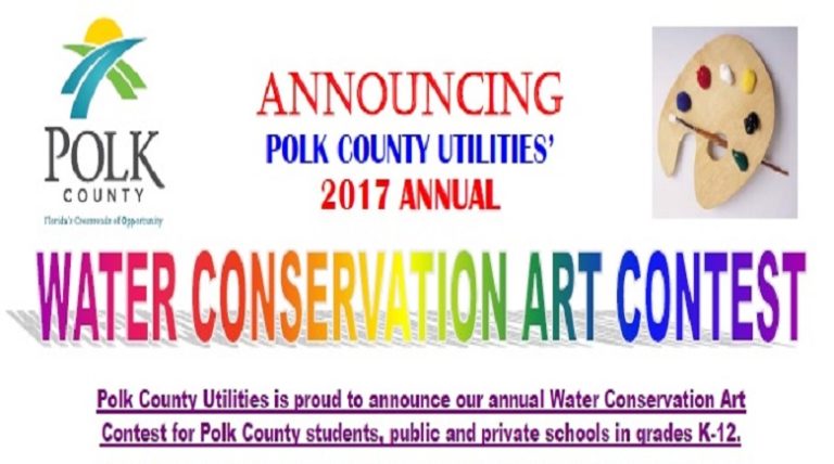 Announcing Polk County Utilities 2017 Annual Water Conservation Art Contest