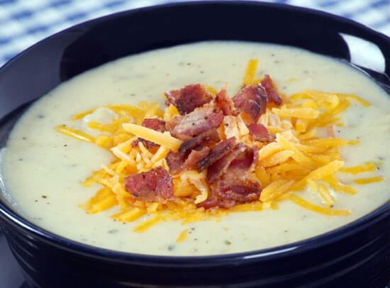 Cooking On the Ridge:  Loaded Baked Potato Soup