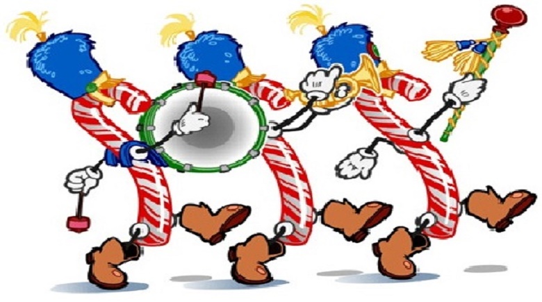 Parade of animated candy canes  Color     March on over   Stocking stuffer sale,