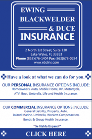Ewing, Blackwelder, & Duce Insurance Is An Independent Insurance Agency That Has Been Serving Polk County Since 1984