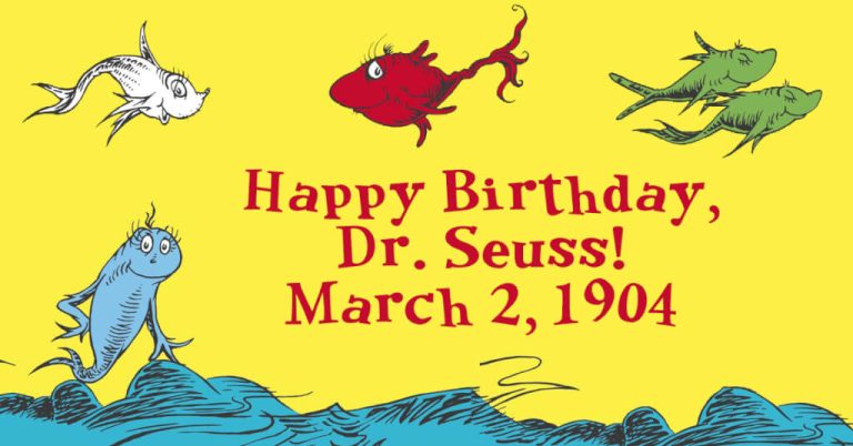 This Day in History – March 2, 1904 – Dr. Seuss was Born