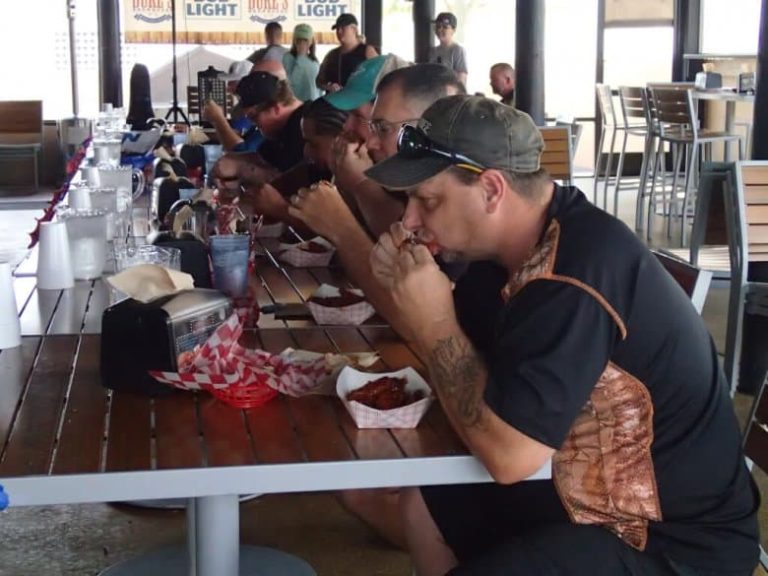 You’ll Never Guess How Many Wings This Man Ate To Win Duke Brewhouse’s Wing Eating Contest