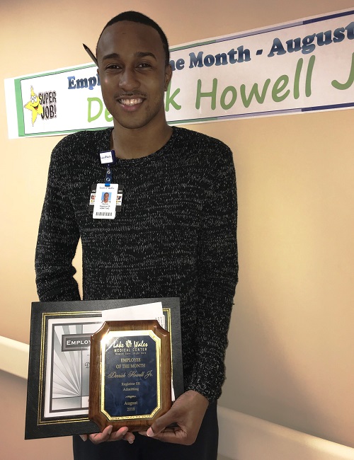 HOWELL NAMED EMPLOYEE OF MONTH AT LAKE WALES MEDICAL CENTER