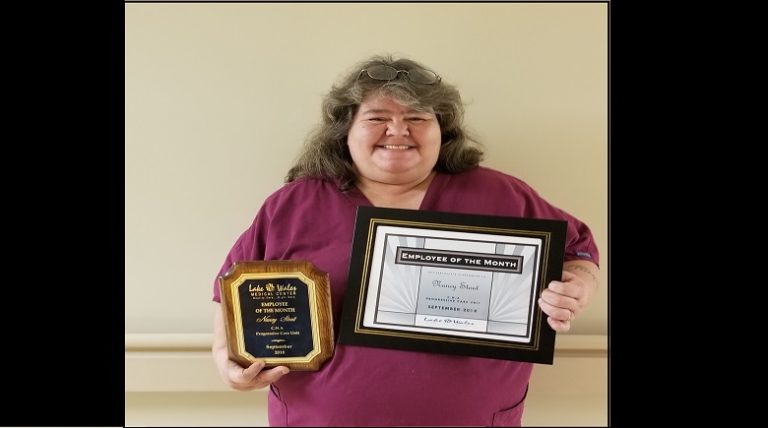 STOUT NAMED EMPLOYEE OF MONTH AT LAKE WALES MEDICAL CENTER