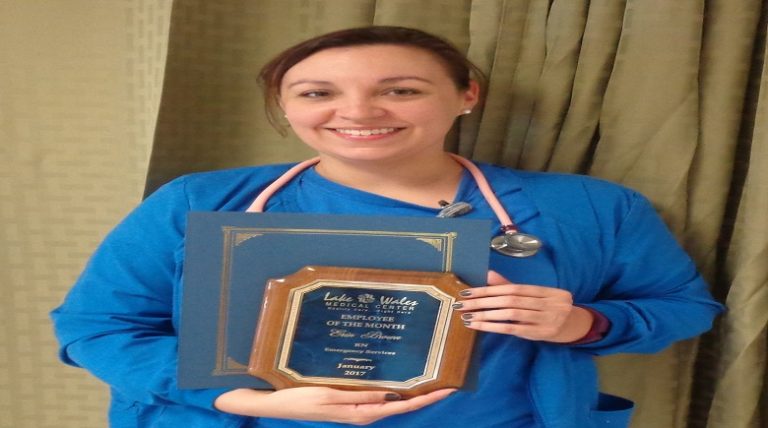 Erin Brown, RN Named Employee of The Month at Lake Wales Medical Center
