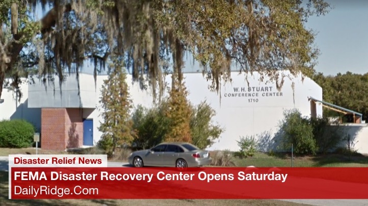 FEMA’s Disaster Recovery Center Opens Saturday