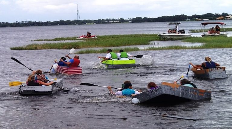 Frostproof Sets Sail With Inaugural Cardboard Boat Race