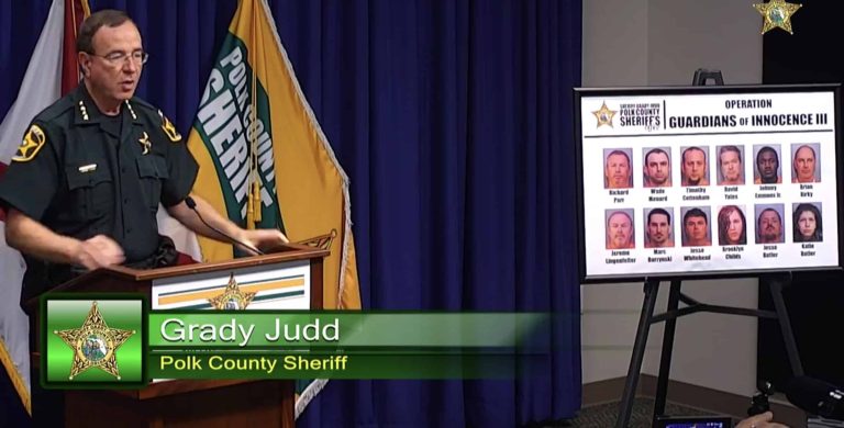 Sheriff Judd Holds Nothing Back Against “Liberal Criminal Justice System” After Arrest Of 12 People For Child Pornography