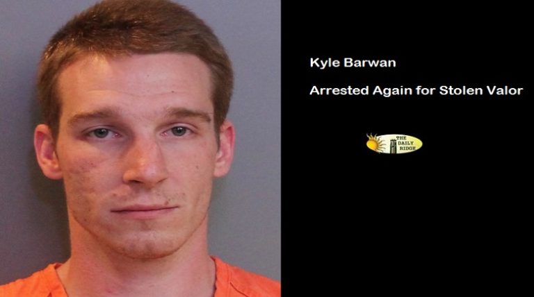 PCSO Deputies Again Arrest Kyle Barwan on Stolen Valor Charges