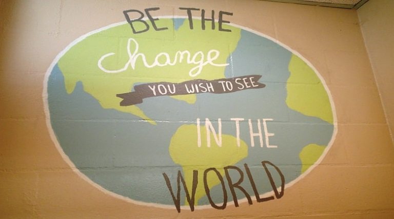 Two Lake Wales High School Students Paint Inspiring Messages In Elementary School Bathrooms
