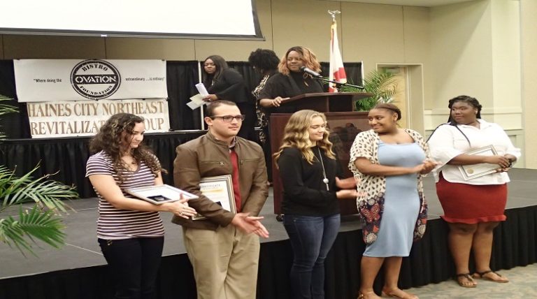 Two Haines City High School Students Receive $1,000 Scholarships At Inagural MLK Scholarship Brunch