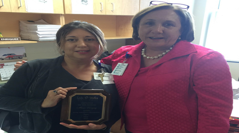 ENRIQUEZ NAMED EMPLOYEE OF THE MONTH AT LAKE WALES MEDICAL CENTER