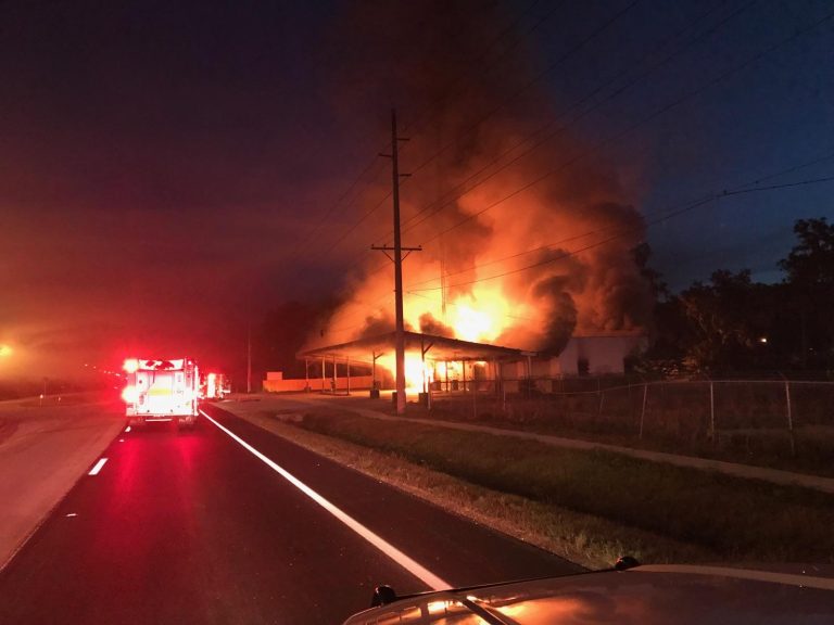 Early Morning Fire Temporarily Closes S.R. 60 In Mulberry Sunday 