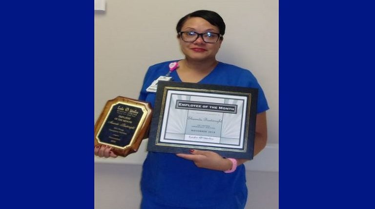 BOATWRIGHT EMPLOYEE OF THE MONTH AT LAKE WALES MEDICAL CENTER