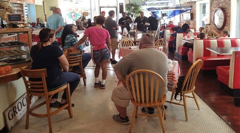 Lights, Camera, Action! Indy Movie Shoots Scene At Plant City’s Whistle Stop Cafe
