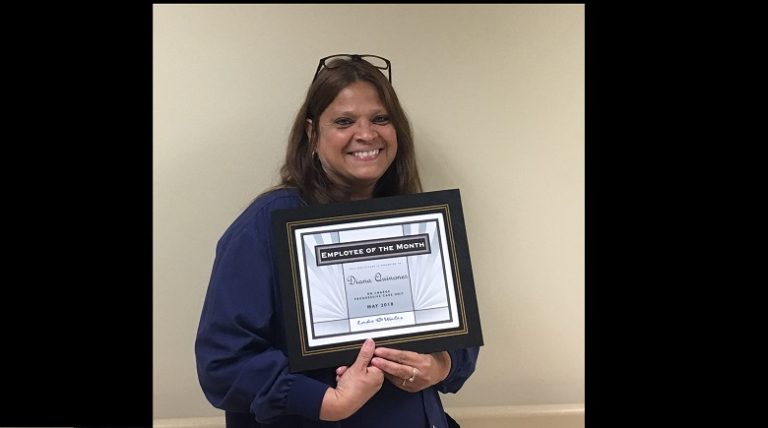 QUINONES NAMED EMPLOYEE OF MONTH AT LAKE WALES MEDICAL CENTER