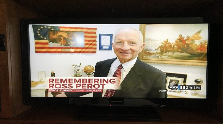 Haines City Resident Sewed American Flag For Late Presidential Candidate Ross Perot