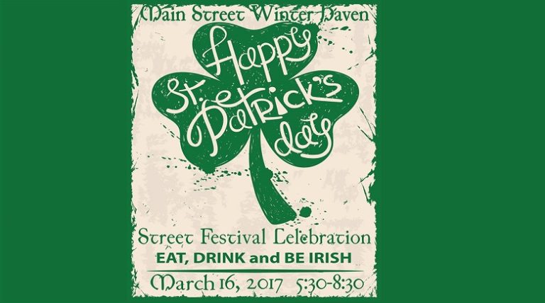 St. Patrick’s Day Festival Planned For Downtown Winter Haven March 16th