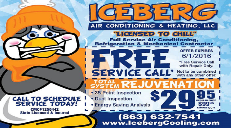 Get your A/C Checked Now With a FREE Service Call!