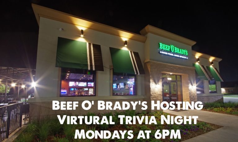 Beef O’Brady’s Hosting Virtual Trivia Night Mondays At 6PM On Facebook Live
