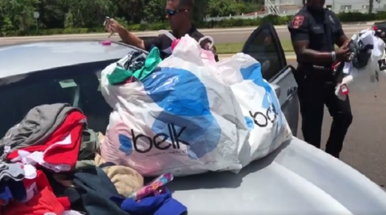 Shoplifters That Stuffed Empty Bags with $2,711.00 in Merchandise Are In Custody