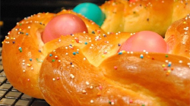 COOKING ON THE RIDGE:  Braided Easter Egg Bread