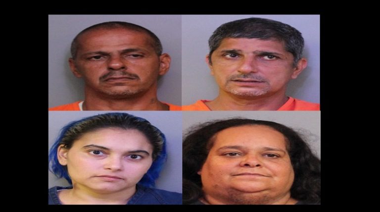 4 Adults Arrested After Search Warrant Revealed Drug Trafficking