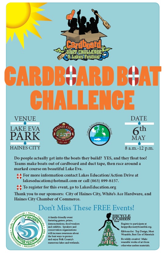 Haines City Cardboard Boat Challenge  TEAMS REGISTER NOW!