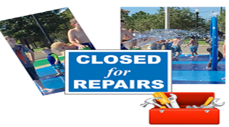 City of Winter Haven Splash Pad Closed for Repairs and Rowdy Gaines Olympic Pool is also Closed Today