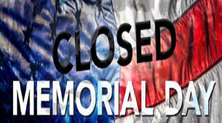 closed memorialday