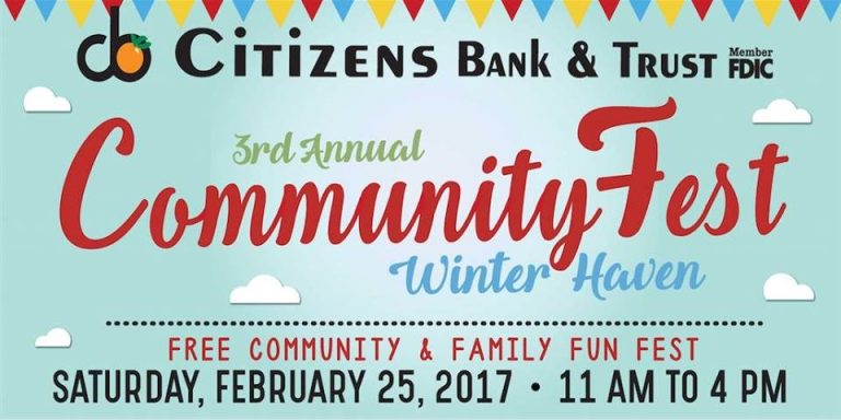 3rd Annual CommunityFest Set For Feb 25th In Winter Haven