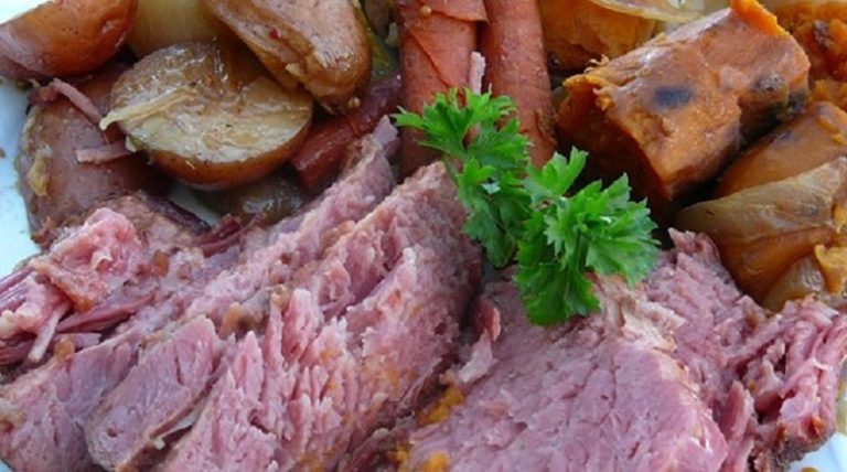 Cooking on The Ridge: Stout Slow Cooker Corned Beef and Veggies