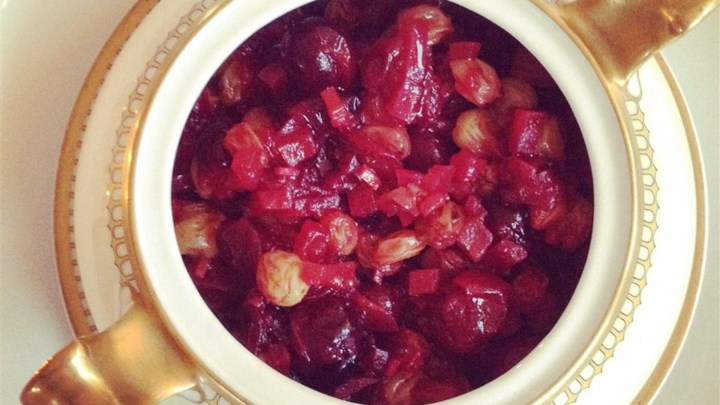 Cooking on The Ridge: Cranberry, Apple, and Fresh Ginger Chutney