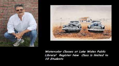 Watercolor Painting Class at Lake Wales Public Library