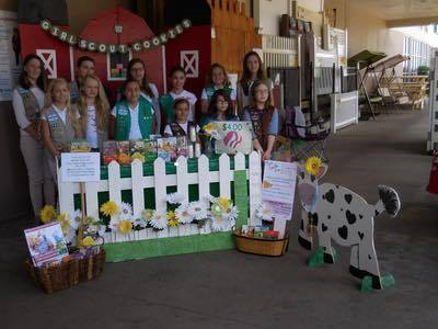 Girl Scout Troop 152 in Winter Haven Has Entered a Nationwide Competition Called “Bling Your Booth”