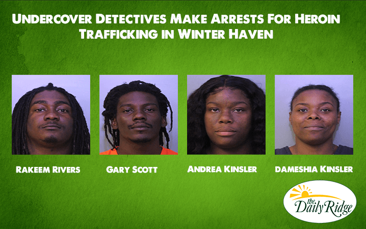 Undercover Detectives Make Arrests For Heroin Trafficking in Winter Haven