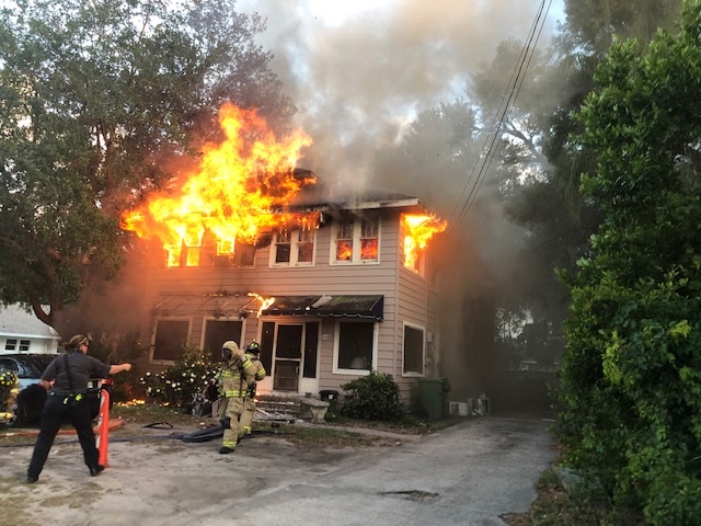 Multi-Unit Building Destroyed by Fire in Winter Haven